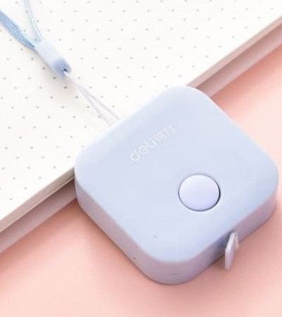 迷你糖果色卷尺1.5m便携式量尺软卷尺用于测量衣服身体旅行